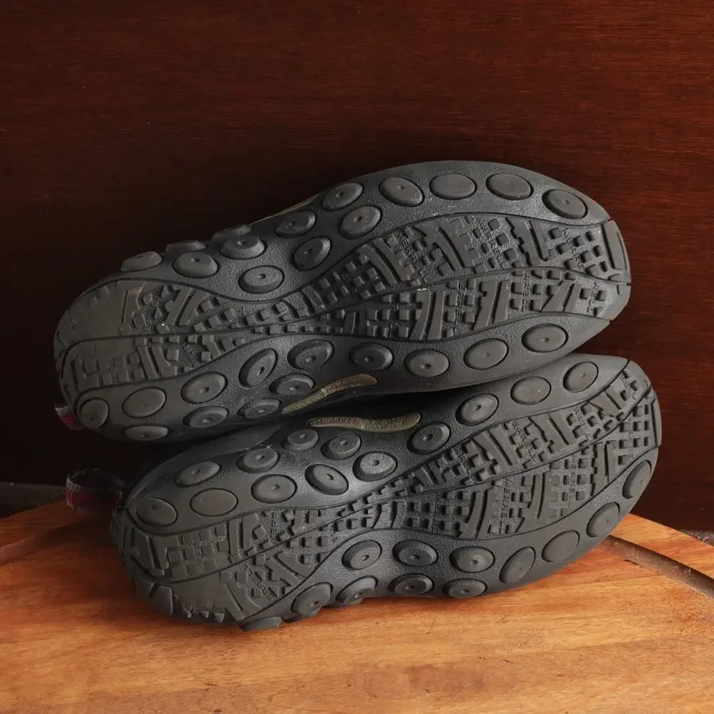 Merrell‎ Shoes Womens SZ 6 Black Jungle Moc Suede Slip On Outdoor Casual Loafers